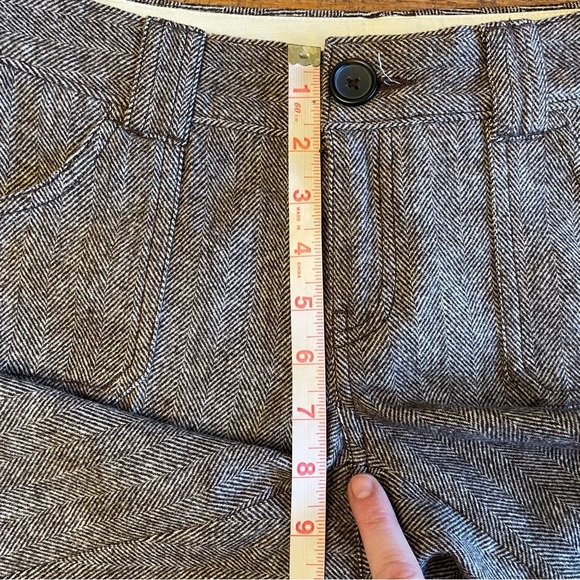 Vintage Y2K Banana Republic wool blend herringbone size 2 lined - Picture 8 of 12